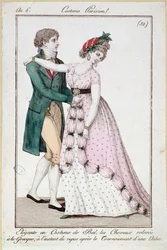 Elegant Couple Dancing the Waltz
